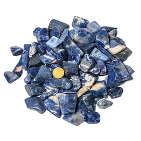 1 kg Sodalita Azul Rolado Pedra Natural M 20 a 35mm Tipo B