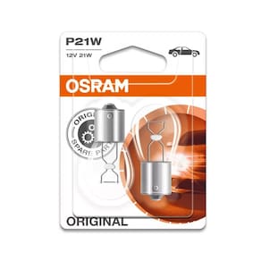 Par Lâmpada Osram 7528 Luz Freio Lanterna P21/5w 2 Polos