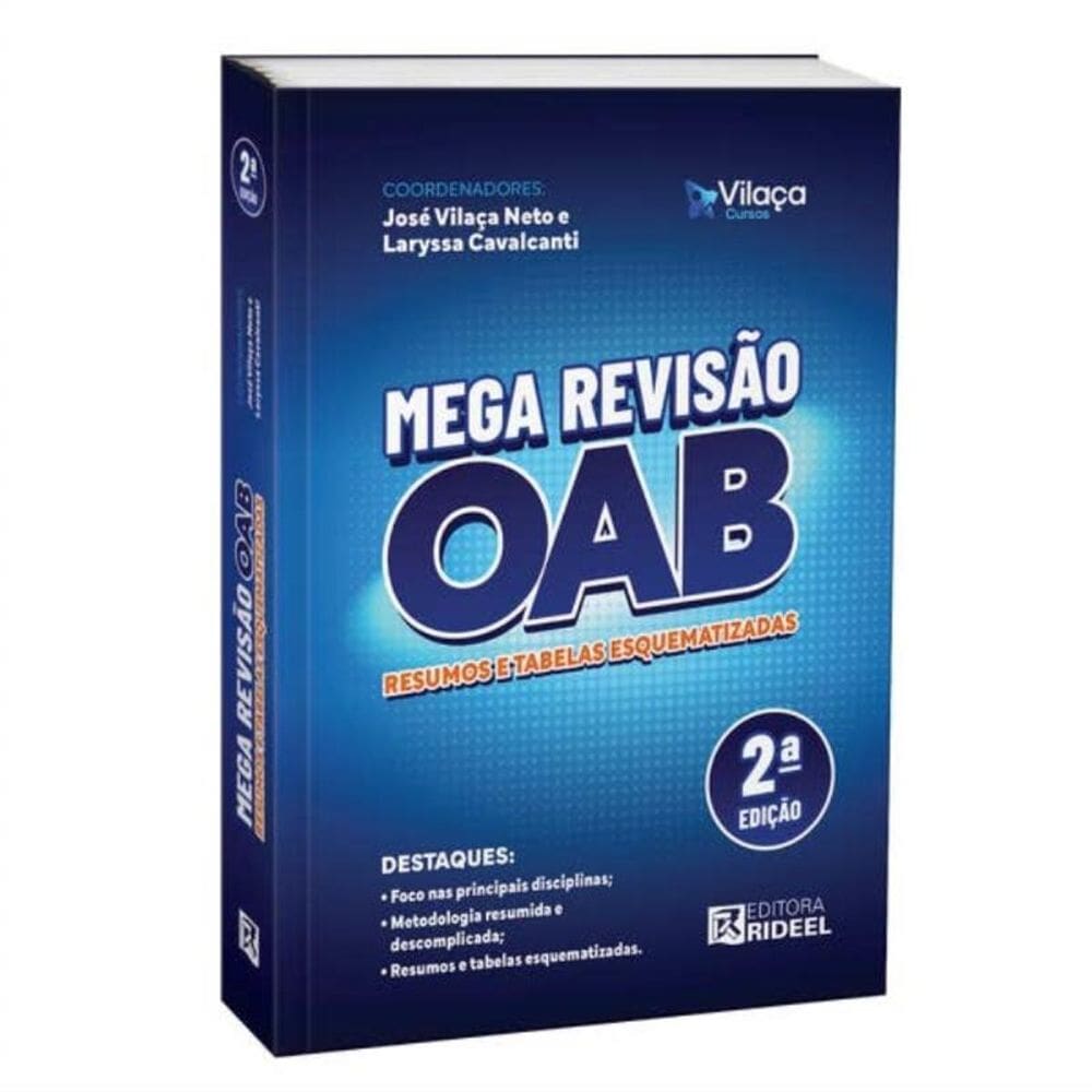 Mega Revisão OAB resumos e tabelas esquematizadas