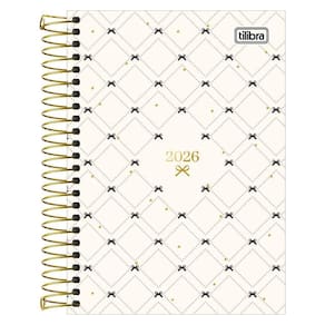 Agenda Diária 2026 Esp M5 West Village Lacinhos Tilibra