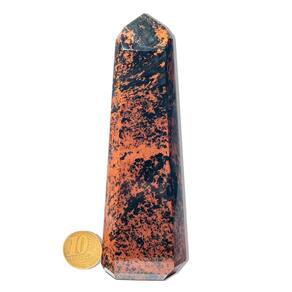 Ponta Obsidiana Mahogany Natural 200 a 300g 9 a 16cm Tipo A