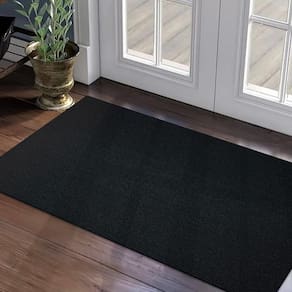 1 Tapete Porta Capacho Antiderrapante 40X75 Plain Liso Pt