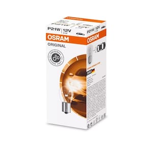 Par Lâmpadas P21w Osram 12v 21w 7506 Polo Base Metal