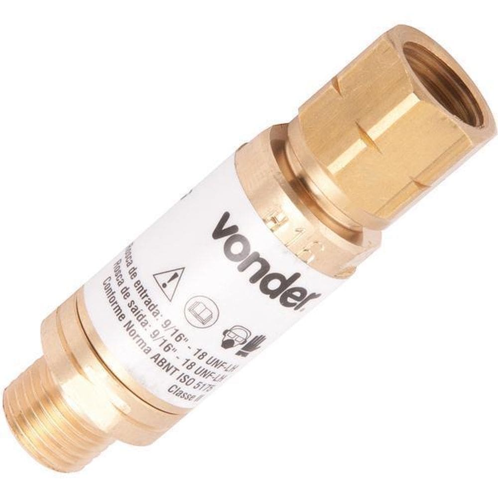 Válvula Corta Fogo Acetileno Para Maçarico Vcf677Mg Vonder