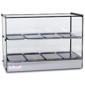 Estufa Salgados Quente Dupla 8 Bandejas Com Termostato Aço Inox EVR Tita