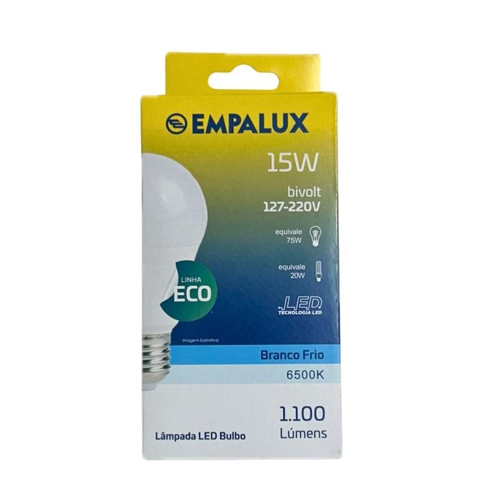 Lampada Led Bulbo Empalux 15w 6500k