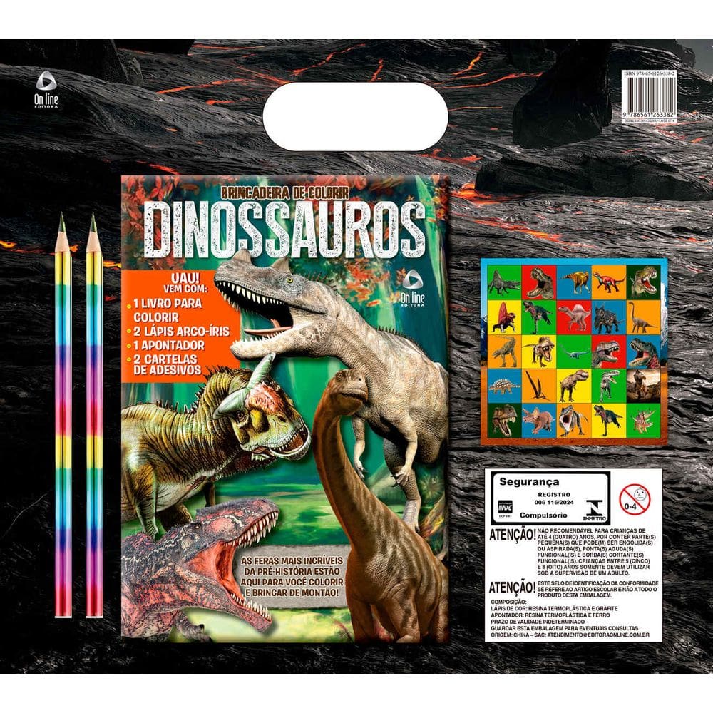 Brincadeira de Colorir -Dinossauro