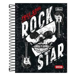 Agenda Diária 2026 Esp M4 160Fls Pepper Rock Star Tilibra