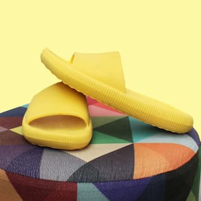 Chinelo Ortopedico Unissex Super Macio E Antiderrapante Amarelo Tamanhos:34/35