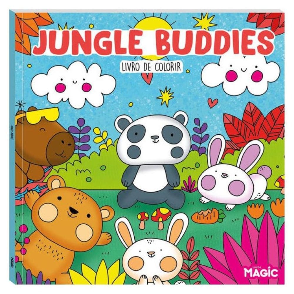Jungle Buddies - Livro De Colorir