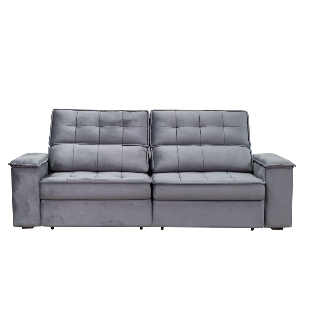 Sofá Avalon - Veludo Grafite