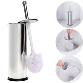 Escova Luxo Aço Inoxidável Sanitária Banheiro Higiene