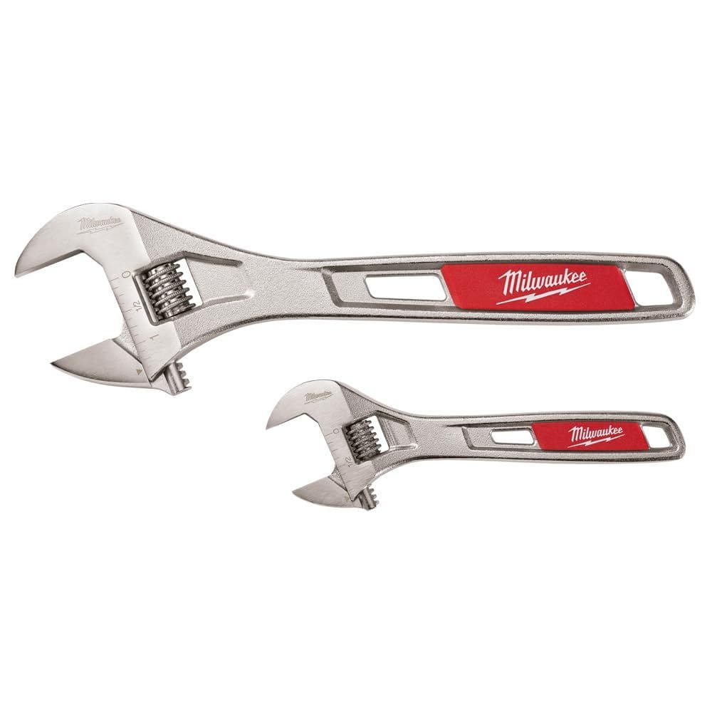 Conjunto de chaves Milwaukee AGN 48-22-7400 ajustável de 6 e 10 cm