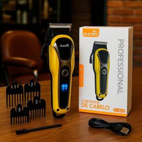 Cortador Elétrico Para Cabelo Potente Sem Fio
