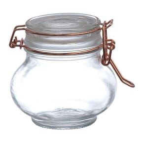 Pote Hermético de Vidro com Tampa Clip 200ml- Hauskraft