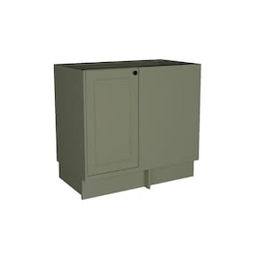 Balcão de Cozinha Évora PH 3121 Canto Reto c/ 1 Porta s/ Tampo 92,5cm Verde - Herval