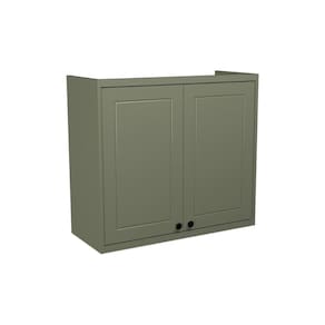 Armário Aéreo p/ Cozinha Évora PH 3123 c/ 2 Portas 80cm Verde - Herval