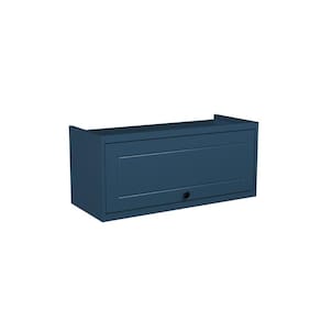 Armário Aéreo p/ Cozinha Évora PH 3124 c/ 1 Porta Basculante 80cm Azul - Herval