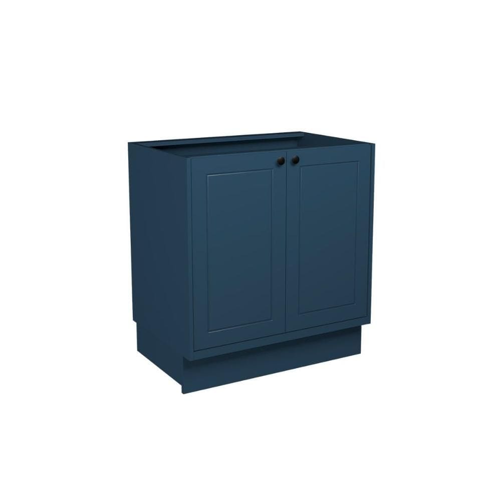 Balcão de Cozinha Évora PH 3119 c/ 2 Portas s/ Tampo 80cm Azul - Herval