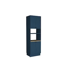 Paneleiro de Cozinha Évora PH 3128 c/ 4 Portas 70cm Azul - Herval