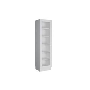 Cristaleira de Cozinha Évora PH 3126 c/ 1 Porta c/ Vidro 60cm Branco - Herval