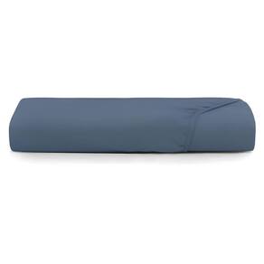 Lençol com Elástico Avulso Casal Altenburg Acetinado Azul Dimensão