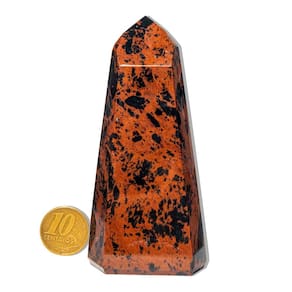 Ponta Obsidiana Mahogany Natural 100 a 200g 7 a 14cm Tipo A