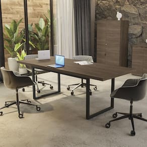 Mesa De Reunião Kappesberg Frame Munique 2,20m