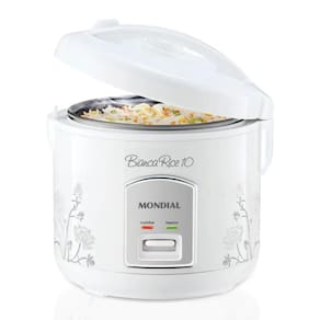 Panela Elétrica de Arroz Mondial Bianca Rice 10 Branco 700W 220V - PE-10