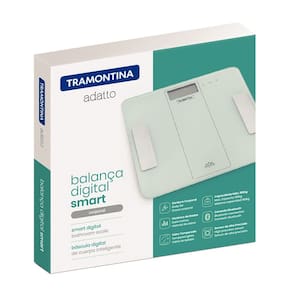 Balança Digital Smart Conexão Bluetooth Vidro Temperado até 180kg Tramontina