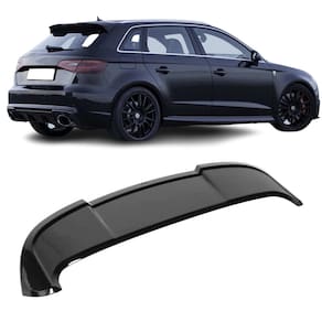 Spoiler Aerofólio Audi A3 S3 Black Piano Sportback RS S