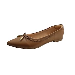 Sapatilha Feminina Casual Bico Fino Detalhe Laço Frontal Palmilha Macia Solado Borracha