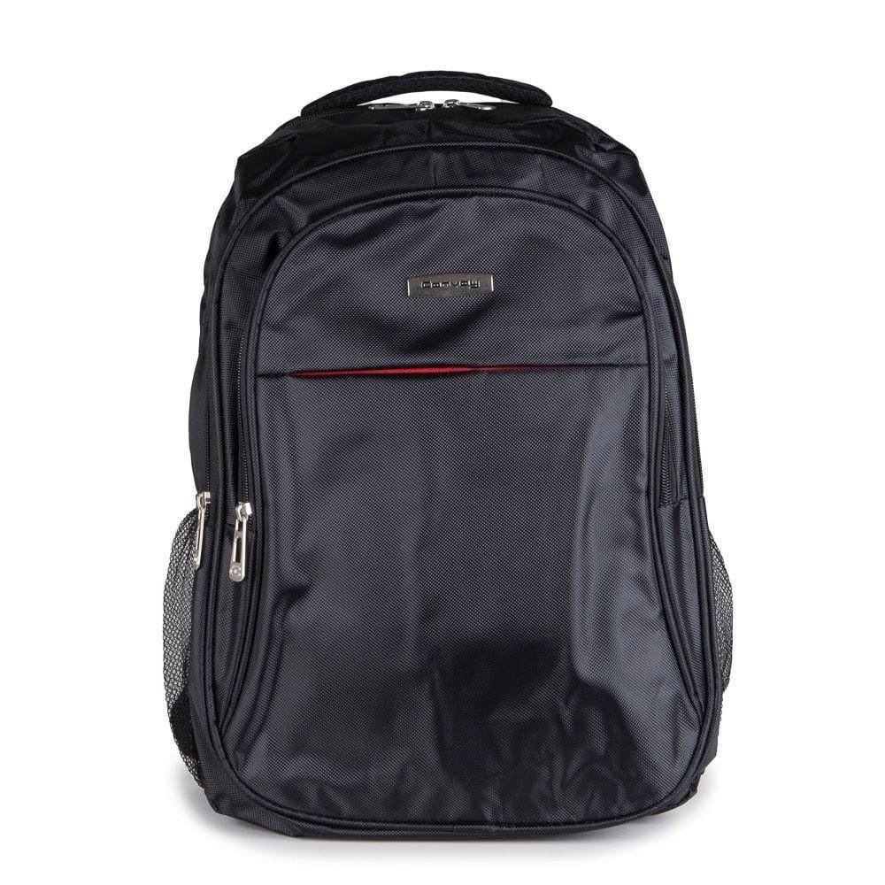 Mochila Para Notebook Executiva Convoy Ys28160 Em Poliester 18 Preto Com Vermelho