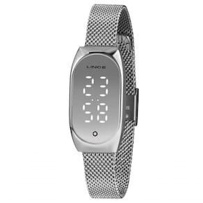 Relógio Lince Feminino Prata Digital Ldm4706l Sxsx