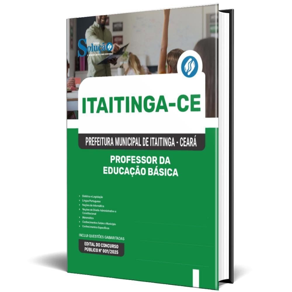 Apostila Prefeitura Itaitinga Ce 2025 Professor Da Educação