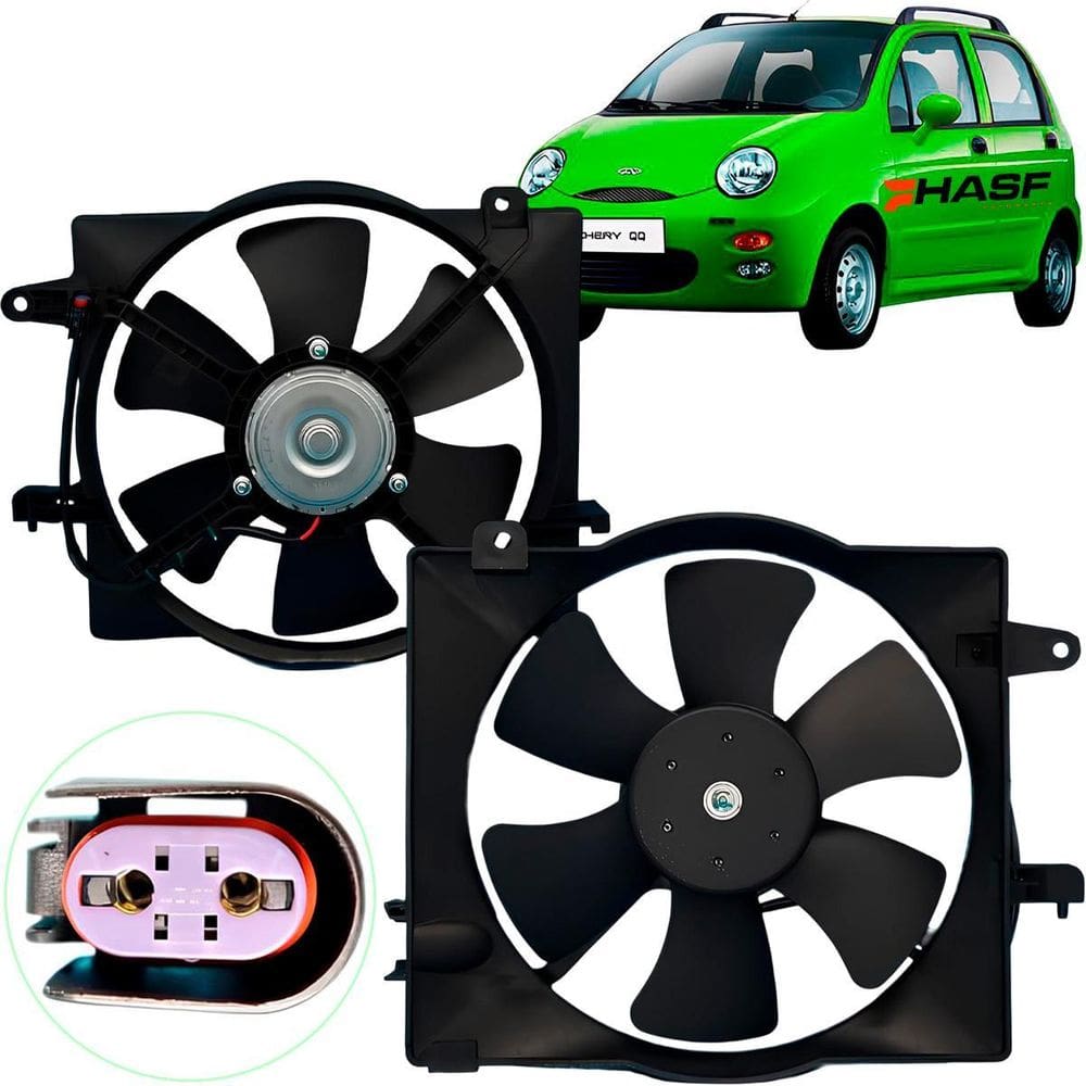 Ventoinha Radiador Chery Qq 1.1 Defletor