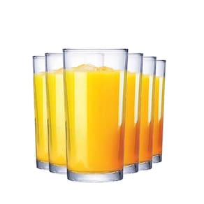 Jogo de copos água suco long drink vidro 255ML 6pcs - Ruvolo