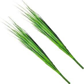 Kit 2 Folhagem Decoração Capim Verde Artificial Natal 110cm