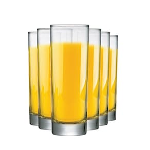Jogo de Copos de Vidro Tubo 300ml, 6pcs - Ruvolo