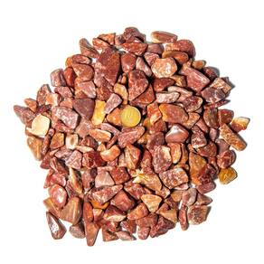 1 kg Quartzo Vermelho Rolado Pedra P 10 a 20mm Tipo B