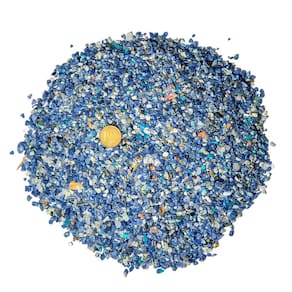 1 kg Sodalita Azul Rolado Pedra Natural Areia 3 a 8mm Aprox