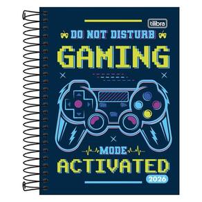 Agenda Diária 2026 Espiral M4 176Fls D+ Gaming Tilibra