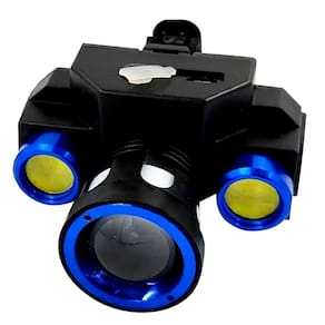 Lanterna de Cabeça Recarregável com Zoom Usb 3 Leds