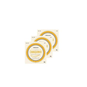 Kit 3 Und. Enc. Para Cavaco D`Addario Ej93 4 Strings 027361