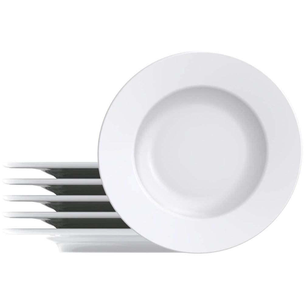 Jogo de Prato Sobremesa Tramontina Porcelana 21cm 6 Peças Maria Augusta