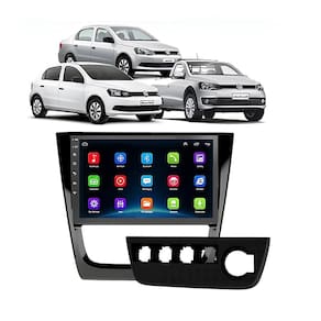 Kit Multimídia Gol Voyage Saveiro G6 2013 / 2016 Confort High Android 9 Pol 2/32Gb Carplay Gps - Vision 8990CP