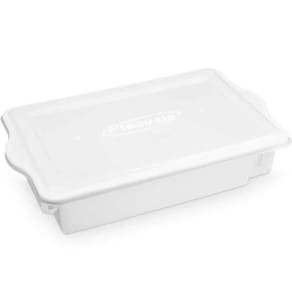 Kit 24 Caixas Restaurante Açougue 15l Empilhável de Plástico com Tampa 56x34cm Organizadoras