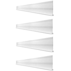 Kit 4 Veda Porta 100cm cada Silicone Transparentes Autoadesivos Ajustáveis Comfort Door