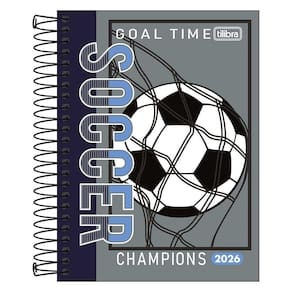 Agenda Diária 2026 Espiral M4 176Fls D+ Futebol Tilibra