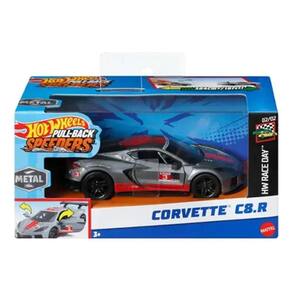 Hot Wheels Carro Pullback Corvette C8.R - Mattel